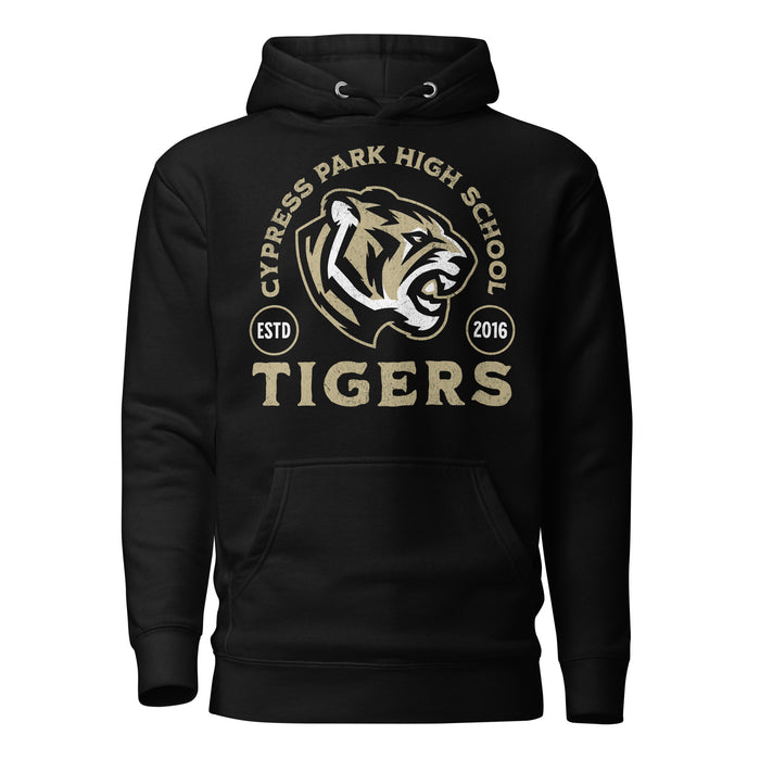 Cypress Park High School Tigers Black Premium Unisex Hoodie 208