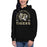 Woman wearing Cypress Park High School Tigers Black Premium Unisex Hoodie 208