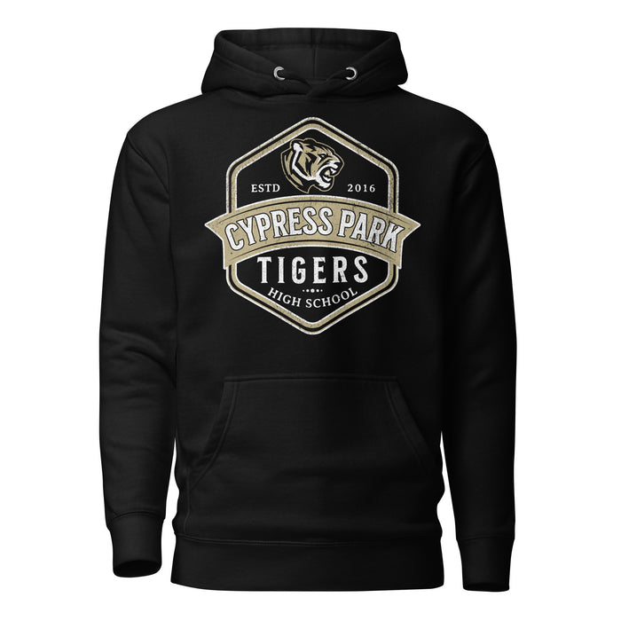 Cypress Park High School Tigers Black Premium Unisex Hoodie 209