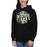 Woman wearing Cypress Park High School Tigers Black Premium Unisex Hoodie 210