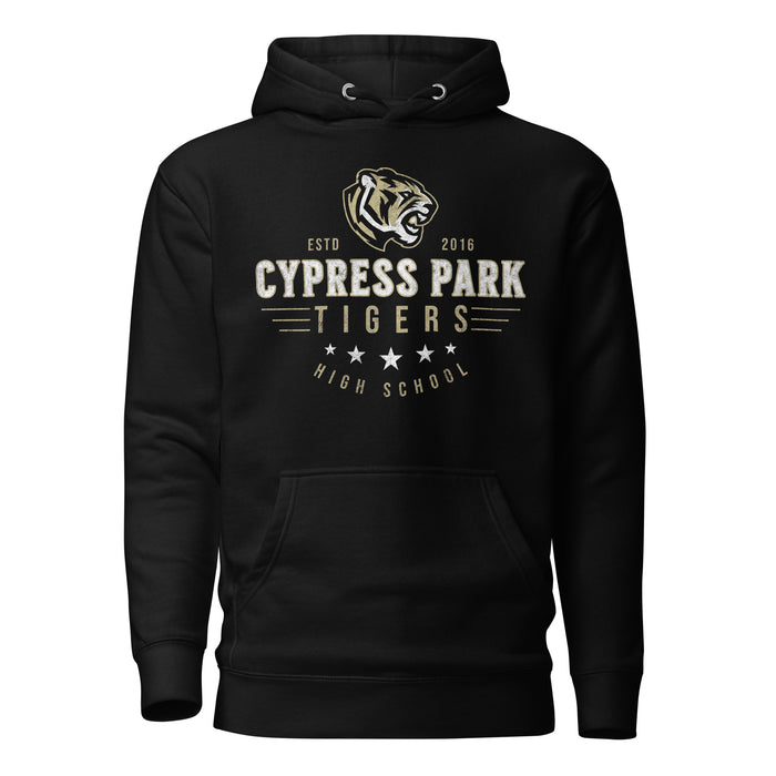 Cypress Park High School Tigers Black Premium Unisex Hoodie 217