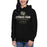 Woman wearing Cypress Park High School Tigers Black Premium Unisex Hoodie 217