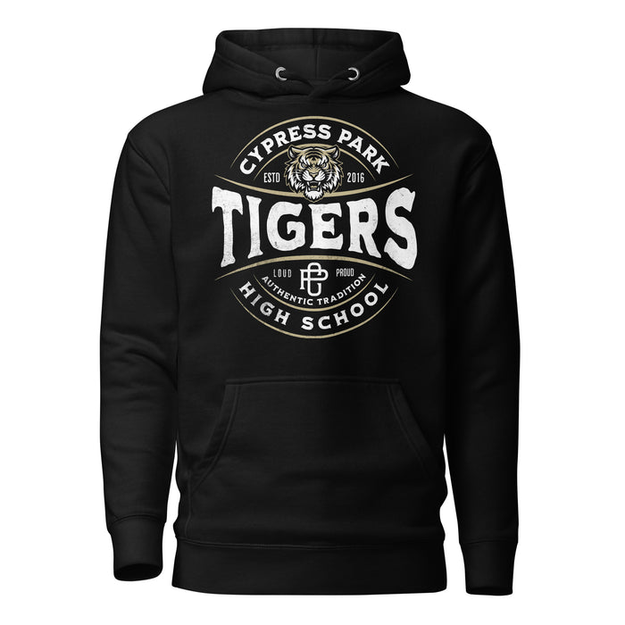 Cypress Park High School Tigers Black Premium Unisex Hoodie 218