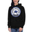 Woman wearing Dekaney High School Wildcats Black Premium Unisex Hoodie 220