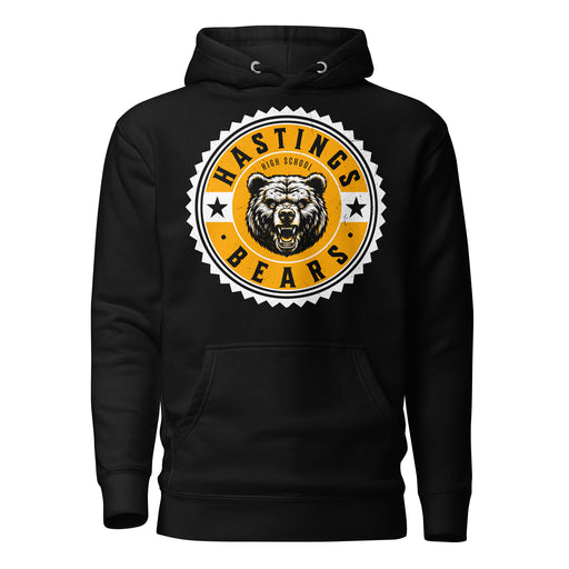 Hastings High School Bears Black Premium Unisex Hoodie 203