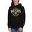 Woman wearing Hastings High School Bears Black Premium Unisex Hoodie 211