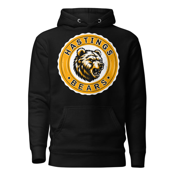 Hastings High School Bears Black Premium Unisex Hoodie 216