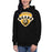 Woman wearing Hastings High School Bears Black Premium Unisex Hoodie 221