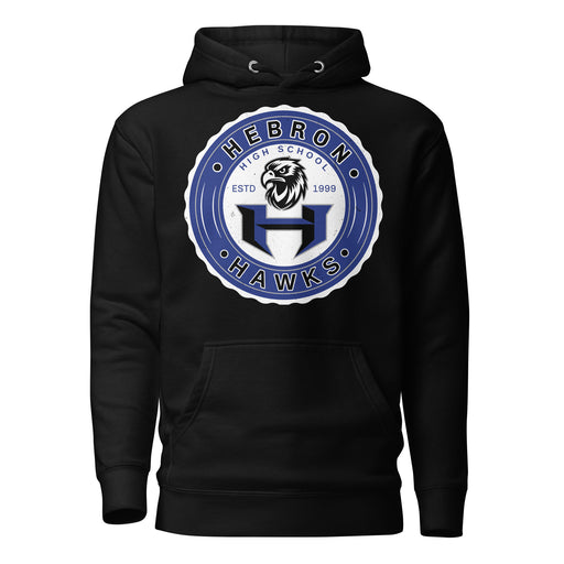 Hebron High School Hawks Black Premium Unisex Hoodie 216