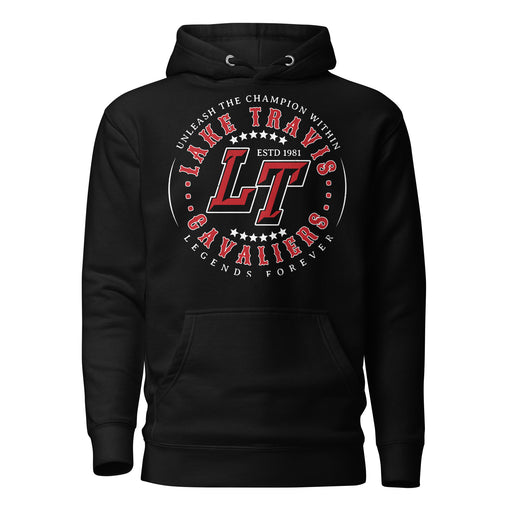 Lake Travis High School Cavaliers Black Premium Unisex Hoodie 214