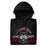 Neatly folded Langham Creek High School Lobos Black Premium Unisex Hoodie 201