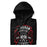 Neatly folded Langham Creek High School Lobos Black Premium Unisex Hoodie 207