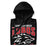 Neatly folded Langham Creek High School Lobos Black Premium Unisex Hoodie 213