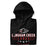 Neatly folded Langham Creek High School Lobos Black Premium Unisex Hoodie 217