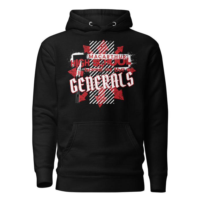 MacArthur High School Generals Black Premium Unisex Hoodie 210