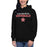 Woman wearing MacArthur High School Generals Black Premium Unisex Hoodie 222