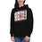 Woman wearing MacArthur High School Generals Black Premium Unisex Hoodie 223