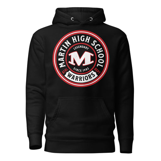 Martin High School Warriors Black Premium Unisex Hoodie 220