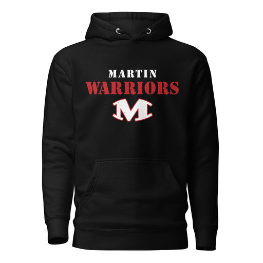 Martin High School Warriors Black Premium Unisex Hoodie 222