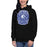 Woman wearing New Caney High School Eagles Black Premium Unisex Hoodie 207