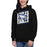 Woman wearing New Caney High School Eagles Black Premium Unisex Hoodie 223