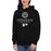 Woman wearing Permian High School Panthers Black Premium Unisex Hoodie 200