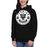 Woman wearing Permian High School Panthers Black Premium Unisex Hoodie 215