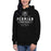 Woman wearing Permian High School Panthers Black Premium Unisex Hoodie 217