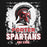 Close-up view of Porter High School Spartans Black Premium Unisex T-shirt 202