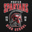 Close-up view of Porter High School Spartans Black Premium Unisex T-shirt 213