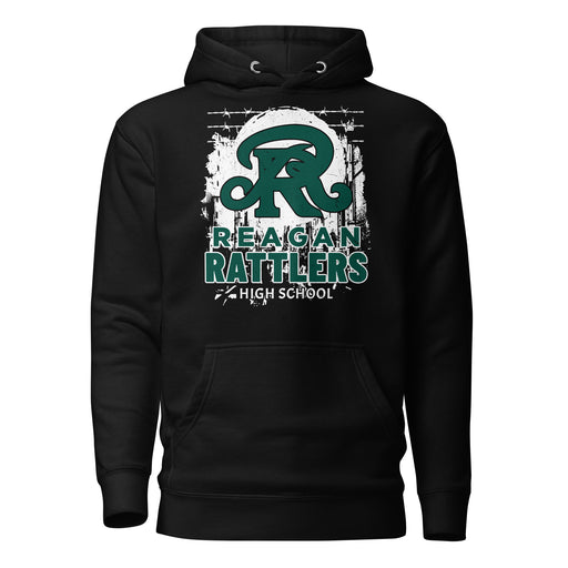 Reagan High School Rattlers Premium Black Hoodie 202