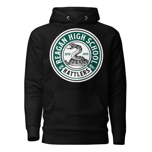 Reagan High School Rattlers Premium Black Hoodie 220