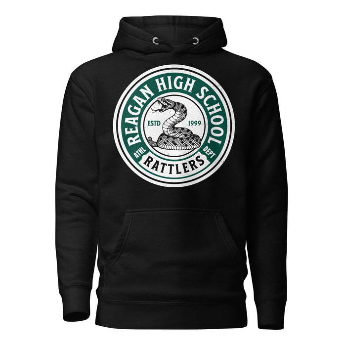 Reagan High School Rattlers Premium Black Hoodie 220