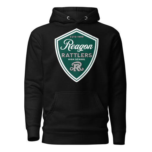 Reagan High School Rattlers Premium Black Hoodie 225