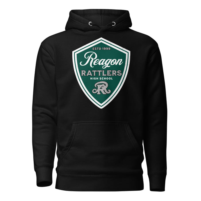 Reagan High School Rattlers Premium Black Hoodie 225