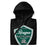 Neatly folded Reagan High School Rattlers Premium Black Hoodie 225