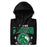 Neatly folded Spring High School Lions Black Premium Unisex Hoodie 204