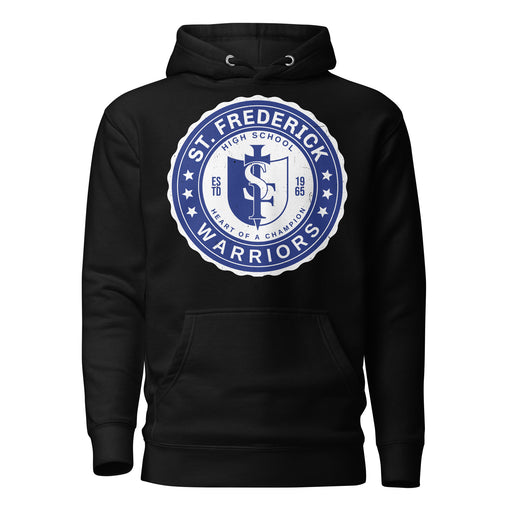 St. Frederick High School Warriors Black Premium Unisex Hoodie 216