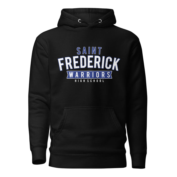 St. Frederick High School Warriors Black Premium Unisex Hoodie 021