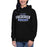 Woman wearing St. Frederick High School Warriors Black Premium Unisex Hoodie 021