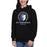 Woman wearing St. Frederick High School Warriors Black Premium Unisex Hoodie 226