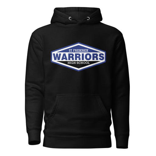 St. Frederick High School Warriors Black Premium Unisex Hoodie 009