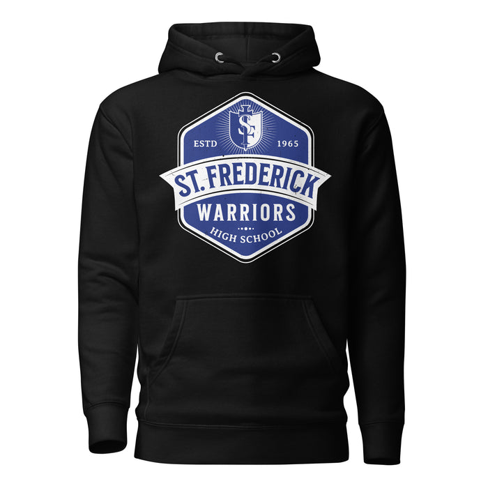 St. Frederick High School Warriors Black Premium Unisex Hoodie 209