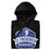 Neatly folded view of St. Frederick High School Warriors Black Premium Unisex Hoodie 209