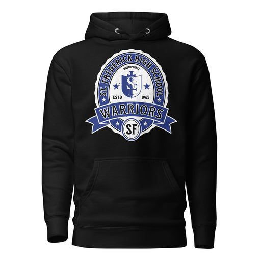 St. Frederick High School Warriors Black Premium Unisex Hoodie 212