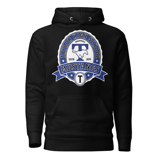 Taylor High School Mustangs Black Premium Unisex Hoodie 212