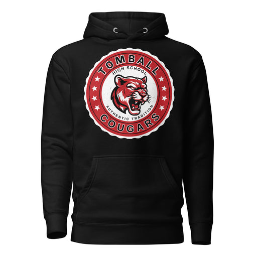 Tomball High School Cougars Black Premium Unisex Hoodie 216