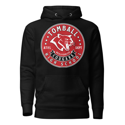 Tomball High School Cougars Black Premium Unisex Hoodie 215