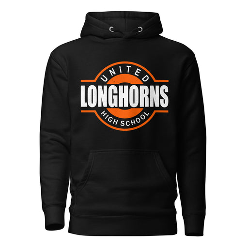 United High School Longhorns Black Premium Unisex Hoodie 011