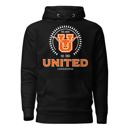 United High School Longhorns Black Premium Unisex Hoodie 226